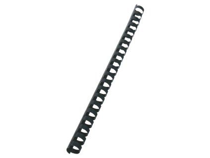 Plastové hrebene GBC 21R 25mm čierne