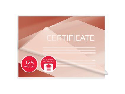 Laminovacie fólie GBC pre rýchlu lamináciu, 125 mic 100 ks