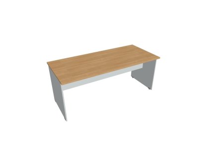 Rokovací stôl Gate, 180x75,5x80 cm, dub/sivá