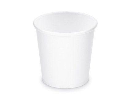 Papierové poháre biele Ø62 mm 110 ml ’XS’ (50 ks)