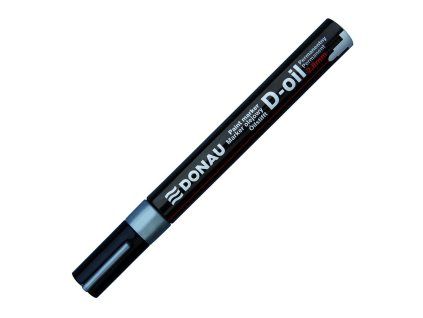 Popisovač lakový 2,8 mm Donau D-OIL strieborný