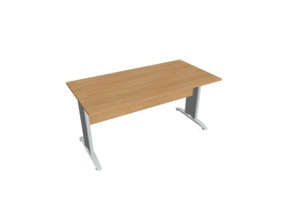 Rokovací stôl Cross, 160x75,5x80 cm, dub/kov