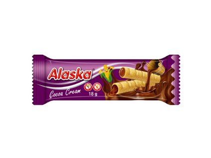 Trubičky Alaska plnené kakaovým krémom 18 g