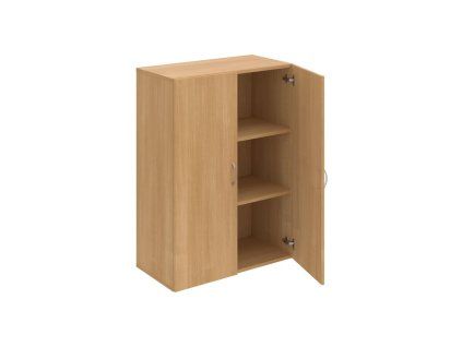 Policová skriňa Drive, dvere,80x111x42 cm, dub/dub