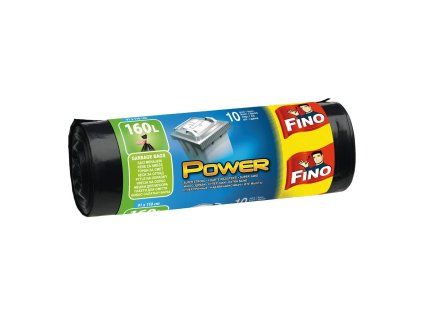Vrecia zaväzovacie FINO Power 160 ℓ, 45 mic., 91 x 110 cm, 10ks čierne