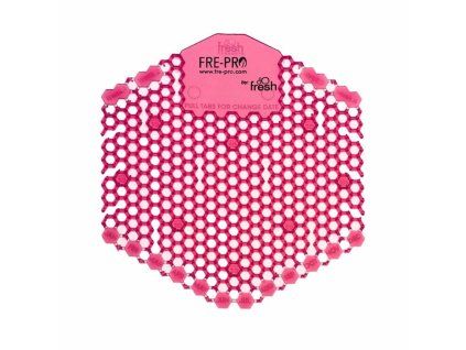 Pisoárové sitko Fre-Pro WAVE 3D - Kiwi / grapefruit (červené) 1 ks