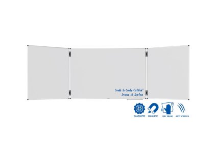 Skladacia tabuľa UNITE PLUS 100x150 cm