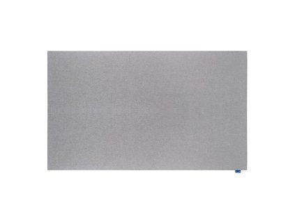 Textilná akustická napichovacia nástenka WALL-UP horizontálna 119,5x200 cm tichá sivá