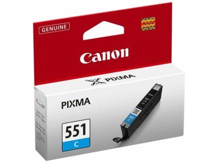 Atramentová náplň Canon CLI-551 C pre MG 5450/6350/iP7250 cyan (330 str.)