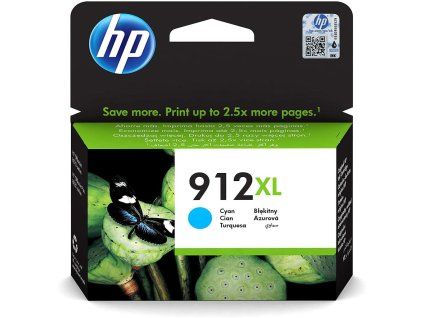 Atramentová náplň HP 3YL81AE HP 912XL cyan XL (700 str.)