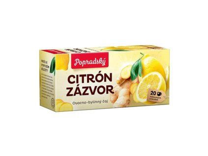 Čaj BOP ovocný citrón, zázvor 40g
