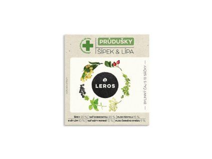 Čaj LEROS bylinný Natur Imunita Vitamín C šípka & lipa HB 10 x 1,5 g