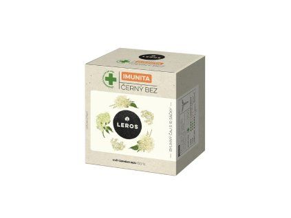 Čaj LEROS bylinný Natur Imunita čierna baza HB 10 x 1 g