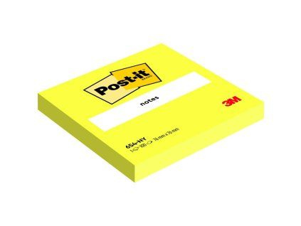 Samolepiaci bloček Post-it 76x76 žltý 6x 100 lístkov