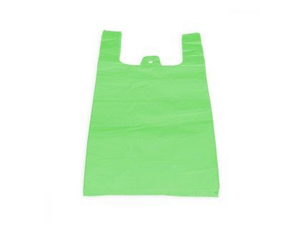 Taška mikroténová do 10 kg 30+14x50 zelená 100 ks