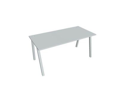Pracovný stôl UNI A, 160x75,5x80 cm, sivá/sivá