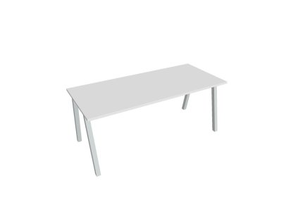 Rokovací stôl UNI A, 180x75,5x80 cm, biela/sivá