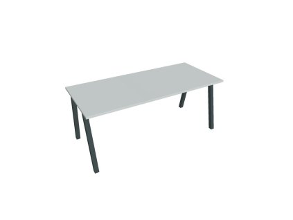 Rokovací stôl UNI A, 180x75,5x80 cm, sivá/čierna