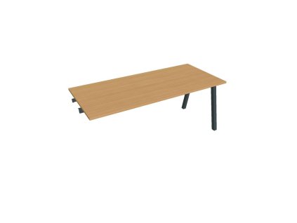 Rokovací stôl UNI A, k pozdĺ. reťazeniu, 180x75,5x80 cm, buk/čierna