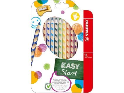 Drevené farbičky STABILO EASYcolors L, sada 12 ks