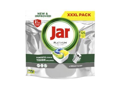 JAR tablety do umývačky riadu Platinum All in One Lemon 125ks