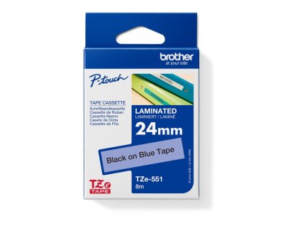 Samolepiaca páska Brother TZe-551 24 mm modrá/čierna