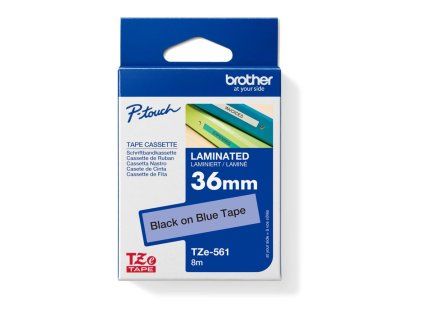 Samolepiaca páska Brother TZe-561 36 mm modrá/čierna