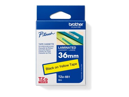 Samolepiaca páska Brother TZe-661 36 mm žltá/čierna
