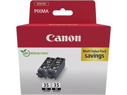 Atramentová náplň Canon PGI-35Bk pre PIXMA iP100 black dvojbalenie (2ks)