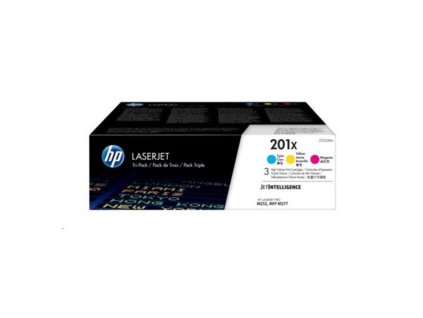 Sada tonerov HP CF253XM HP 201X 3-pack High Yield Cyan/Magenta/Yellow