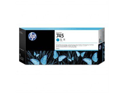 Atramentová náplň HP F9K03A HP 745 cyan (300 ml)