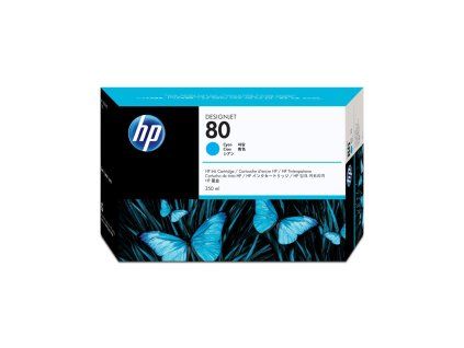 Atramentová náplň HP C4846A HP 80 cyan (350 ml)