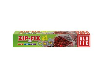 Univerzálne vrecká ZIP-FIX so zipsovým uzáverom Alufix, MIX: 7 x 1l , 5 x 3l , 3 x 6l