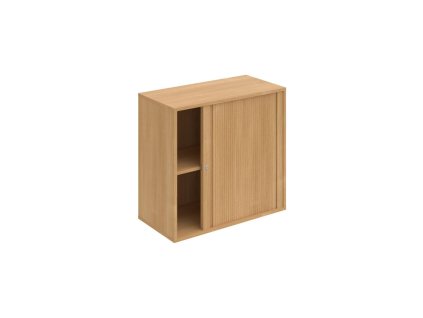 Policová skriňa Drive, zámok, 80x74x40 cm, dub/dub