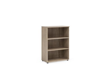Policová skriňa BASIC, otvorená, 80x40x111,7cm, dub Sonoma