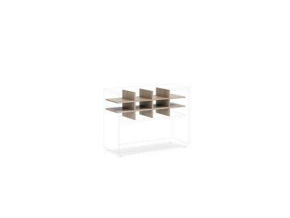 Priehradka do niky BASIC, otvorená, 96,2x35,3x32,7cm, dub Sonoma