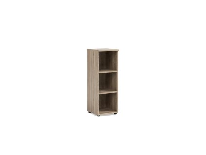 Policová skriňa BASIC, otvorená, 40x40x111,7cm, dub Sonoma