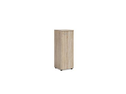 Policová skriňa BASIC, pravé dvere so zámkom, 40x40x111,7cm, dub Sonoma