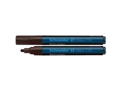 Lakový popisovač Schneider 270 hnedý