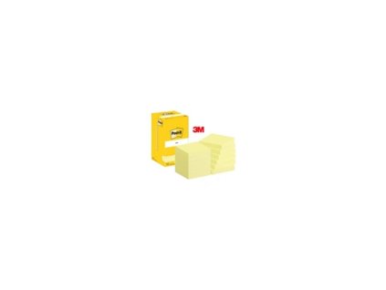 Samolepiaci bloček Post-it Super Sticky 76x76mm žlté 12x90l