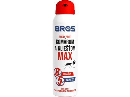 BROS sprej proti kliešťom a komárom MAX 90 ml