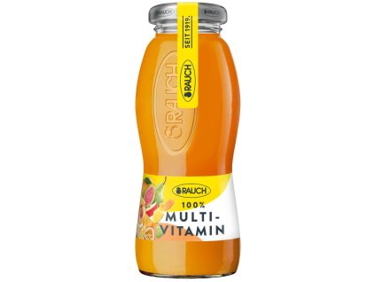 Džús RAUCH Multivitamín 100% 24 x 0,2 ℓ NEVRATNÉ SKLO