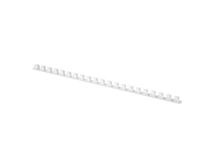 Plastové hrebene Q-CONNECT 12mm biele