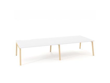 Pracovné stoly Bench ALFA ROOT 360x160cm, biely