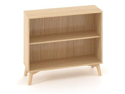 Policová skriňa ALFA ROOT nika, 1 polica, 100x45x88,7cm, dub