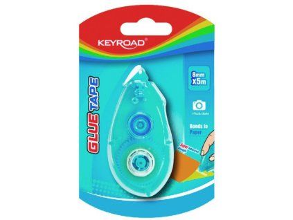 Lepiaci roller KEYROAD Super lepiaca sila, obojstranný, blister
