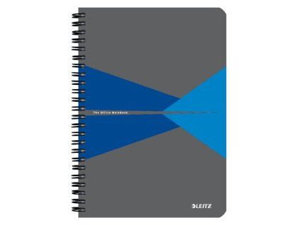Blok Leitz Office Card A5 90 listov linajkový modrý