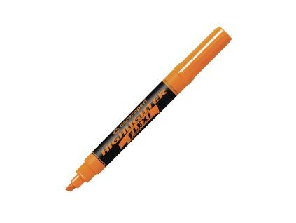 Zvýrazňovač Centropen 8542 Flexi oranžový