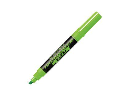 Zvýrazňovač Centropen 8542 Flexi zelený