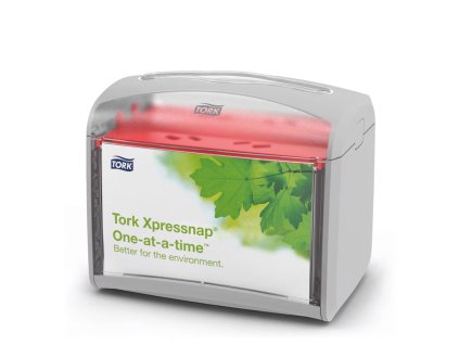 Zásobník na obrúsky stolný TORK Xpressnap, svetlosivý N4